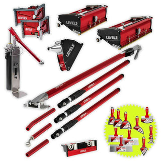 Level5 4-602 10/12" Flat Boxes, 3" Corner Finisher, Angle Box, Pump, Roller, Std. Handles