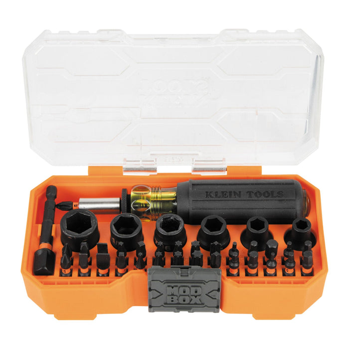 Klein Tools 33805 ProFlex Impact Screwdriver Bit and Socket Set, 38 Pc.