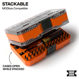 Klein Tools 33806 ProFlex Impact Driver Bit and Socket Set, SAE, 43 Pc.