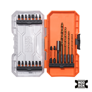 Klein Tools 33811B Drill and Driver Bit Set, 21 Pc.