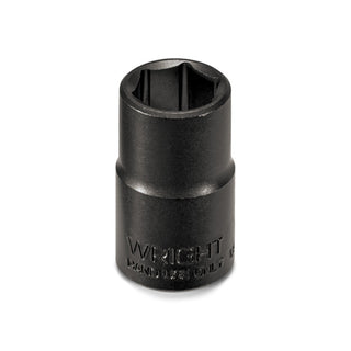 Wright Tool 34024 1/2-Inch Drive 3/4-Inch 6 Point Black Industrial Socket