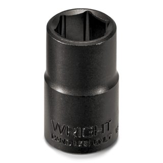 Wright Tool 33030 3/8" Drive 6 Point Standard Black Industrial Socket - 15/16"