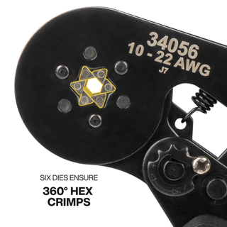 Klein Tools 34061 Ratcheting Ferrule Hex Crimper Set