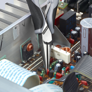 Knipex 35 52 145 ESD 5 3/4" Electronics Pliers-Flat Tips, ESD Handles