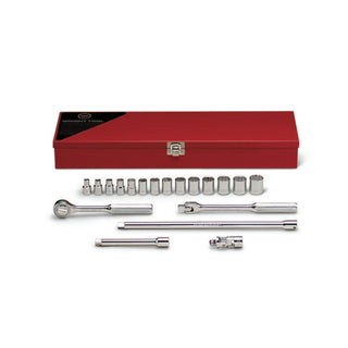 Wright Tool 364  19 Piece 12 Point Standard Metric Socket Set