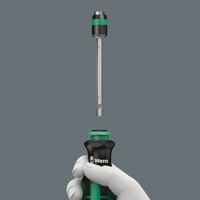 Wera 817 R Bitholding screwdriver with Rapidaptor quick-release chuck, 1/4" x 133 mm
