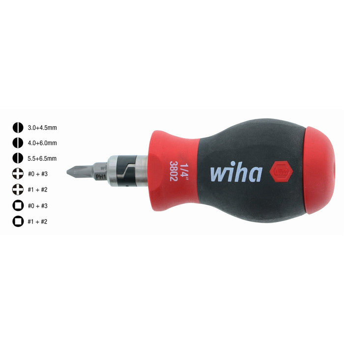Wiha Tools 38090 14inOne SoftFinish Stubby Multi-Driver