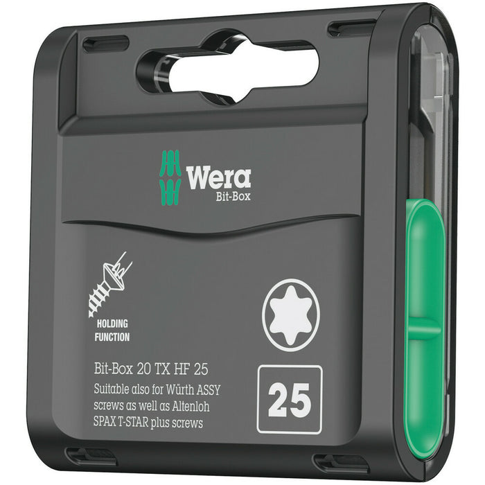 Wera Bit-Box 20 TX HF, TX 25 x 25 mm, 20 pieces