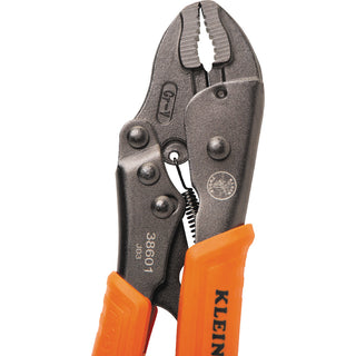 Klein Tools 38601 Curved Jaw Locking Pliers, 7"
