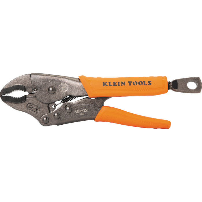 Klein Tools 38602 Curved Jaw Locking Pliers, 10-Inch