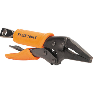 Klein Tools 38610 Long Nose Locking Pliers, 4"