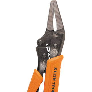 Klein Tools 38610 Long Nose Locking Pliers, 4"