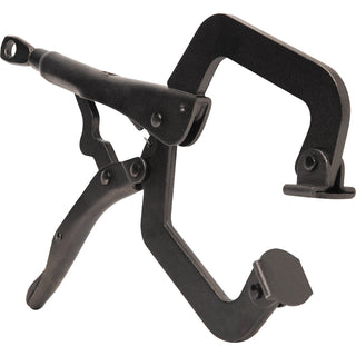 Klein Tools 38621 C-Clamp Locking Pliers with Swivel Jaws, 9"