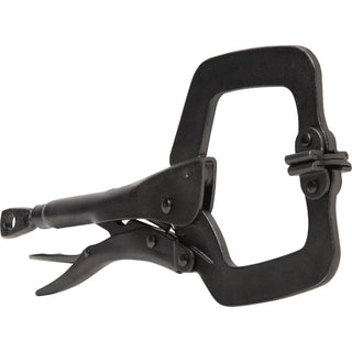 Klein Tools 38622 C-Clamp Locking Pliers with Swivel Jaws, 11-Inch