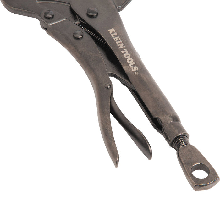 Klein Tools 38622 C-Clamp Locking Pliers with Swivel Jaws, 11-Inch