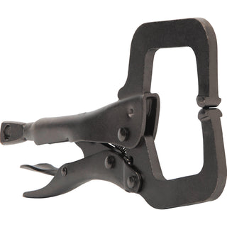 Klein Tools 38630 C-Clamp Locking Pliers with Standard Jaws, 6-Inch