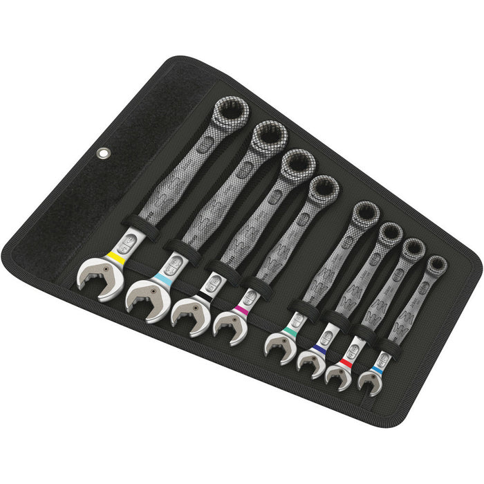 Wera 6000 Joker 8 Imperial Set 1 Set of ratcheting combination wrenches, Imperial, 8 pieces