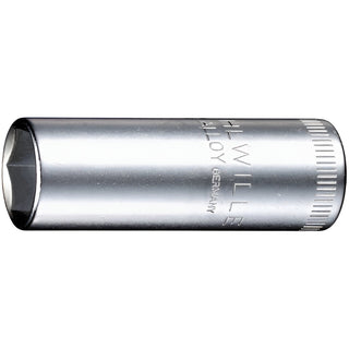 Stahlwille 01020011 40L Extra Deep 6-pt 1/4" Socket, 11 mm