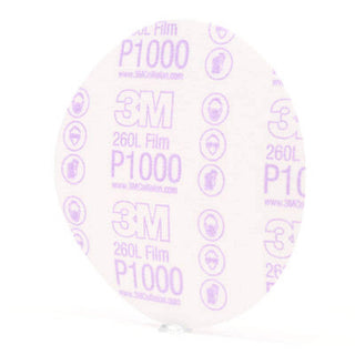 3M Hookit Finishing Film Abrasive Disc 260L, 00969, 6 in, P1000