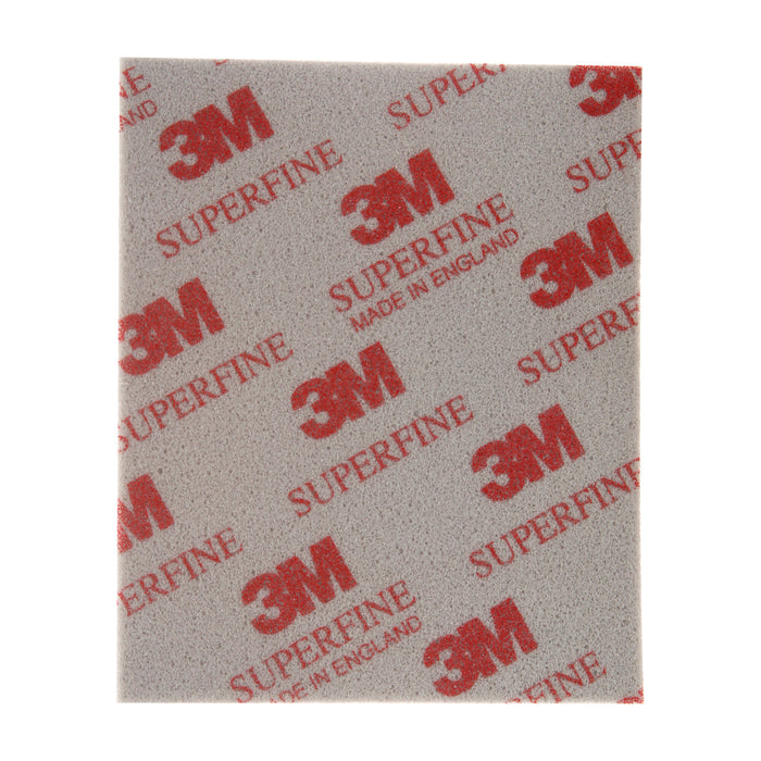 3M Softback Sanding Sponge, 02602, 4 1/2 in x 5 1/2 in (115mm x 140mm),Superfine