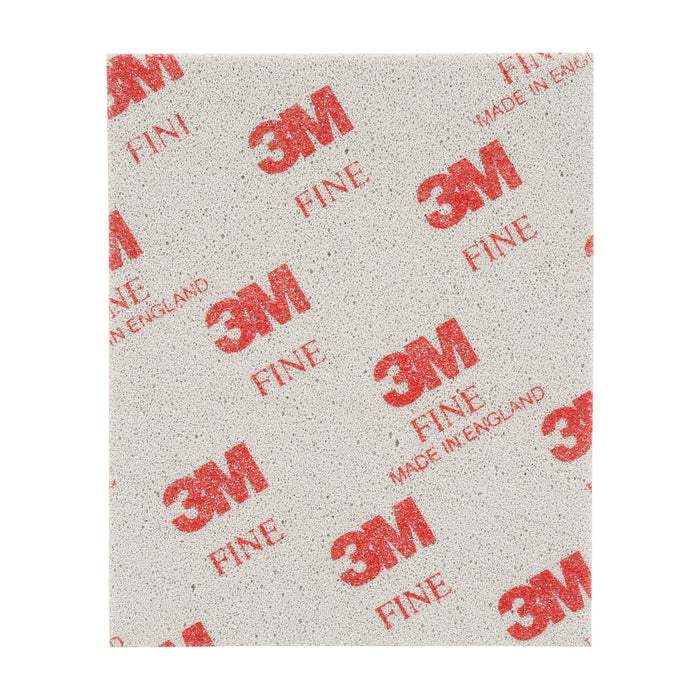 3M Softback Sanding Sponge 02604, 4 1/2 in x 5 1/2 in (115 mm x140 mm), Fine