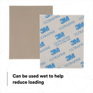 3M Softback Sanding Sponge 02601, 4-1/2 in x 5-1/2 in, (115mm x140mm), Ultrafine