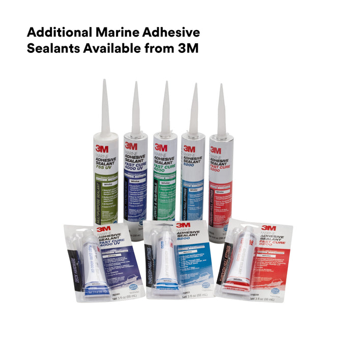 3M Marine Adhesive Sealant 5200, White, 295 mL Cartridge
