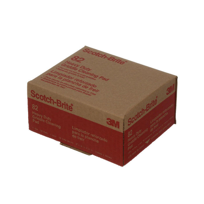 Scotch-Brite Heavy Duty Griddle Pad 82, 4.5 in x 5.5 in, 10/Box