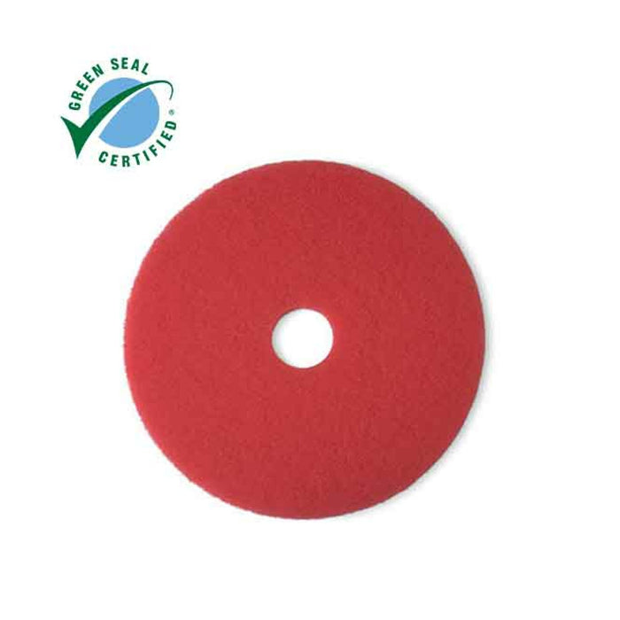 3M Red Buffer Pad 5100, Red, 305 mm x 82 mm, 12 in