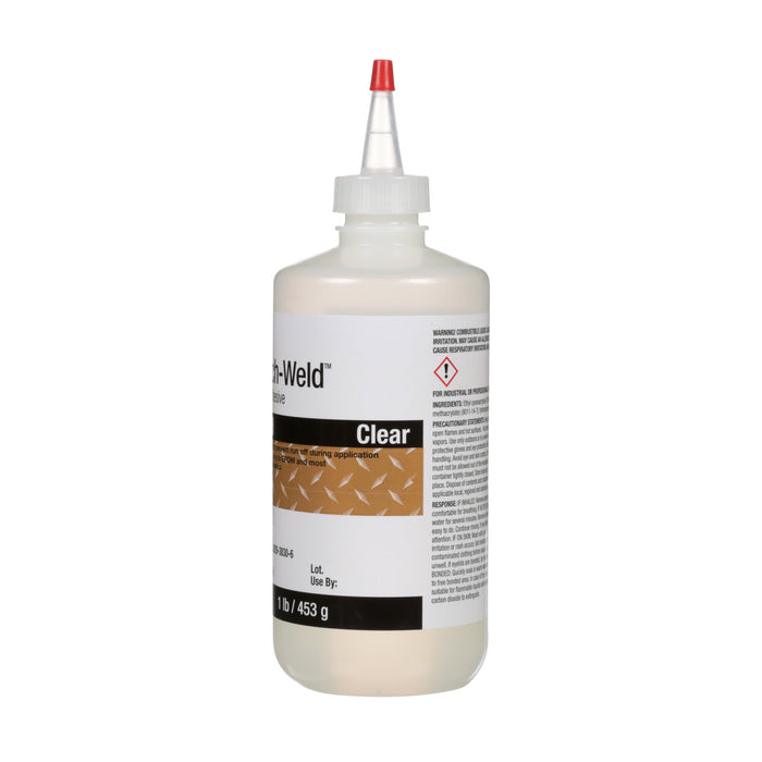 3M Scotch-Weld Instant Adhesive CA40H, Clear, 1 Pound