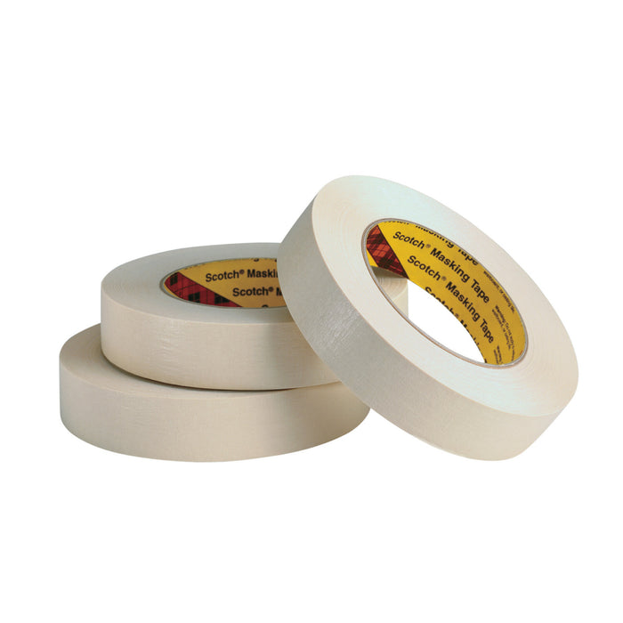 3M Paint Masking Tape 231/231A, Tan, 24 in x 60 yd, 7.6 mil