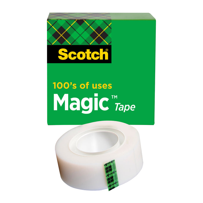 Scotch® Magic Tape 810, 3/4 in x 1296 in Boxed