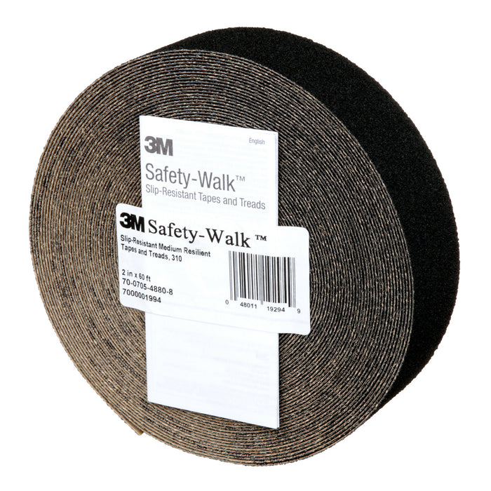 3M Safety-Walk Slip-Resistant Medium Resilient Tapes & Treads 310,Black