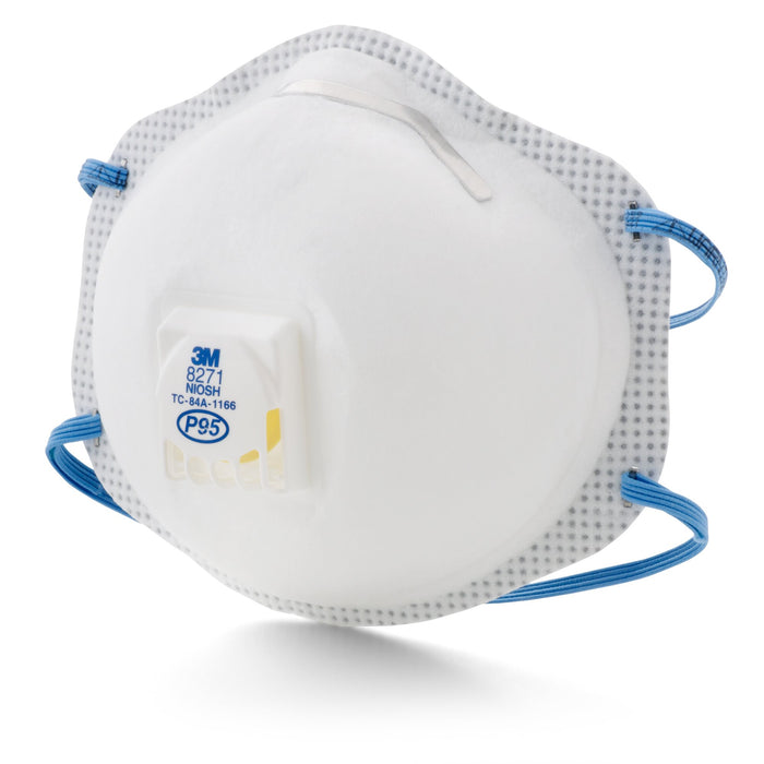 3M Particulate Respirator 8576, P95, with Nuisance Level Acid Gas Relief