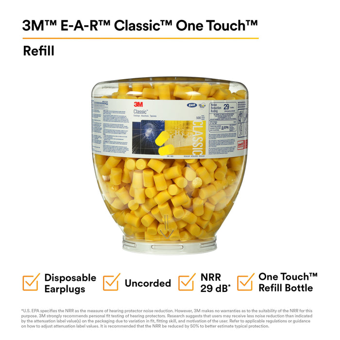 3M E-A-R Classic One Touch Refill 391-1001