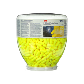 3M E-A-Rsoft Yellow Neons One Touch Refill Earplugs 391-1004,Uncorded