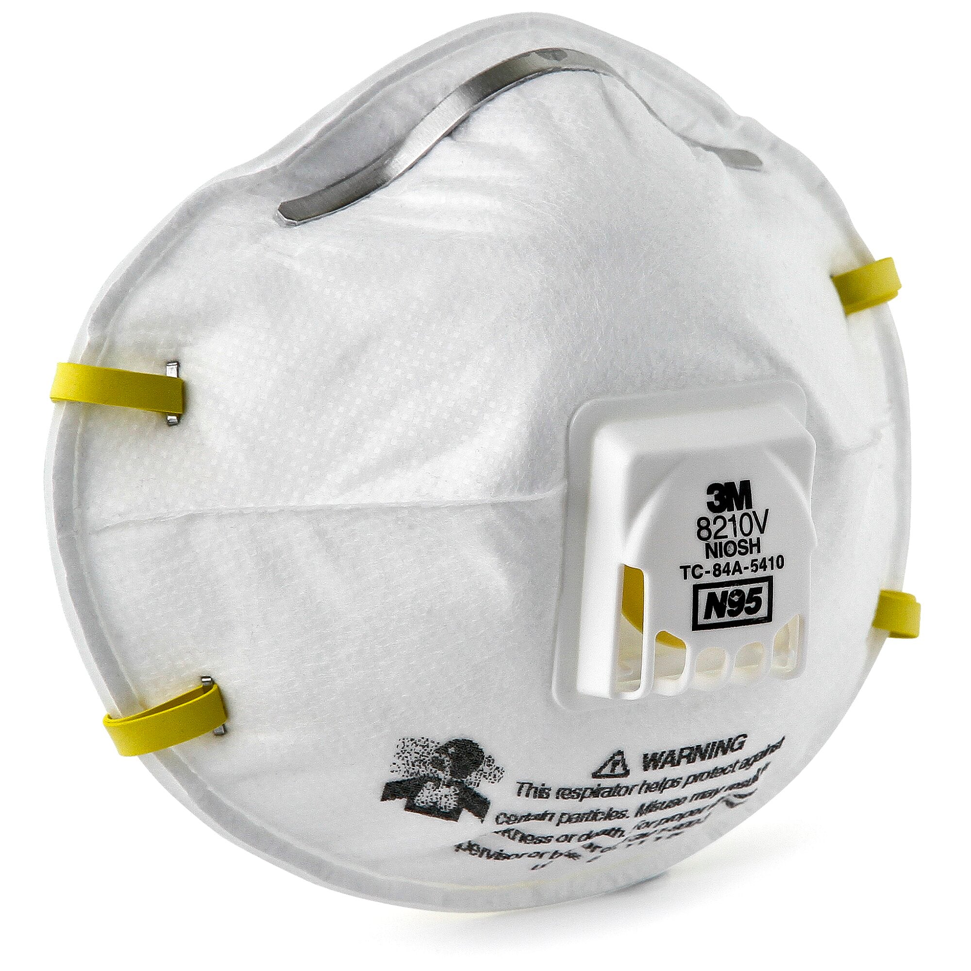 3M Particulate Respirator 8210V, N95, Carton / 10