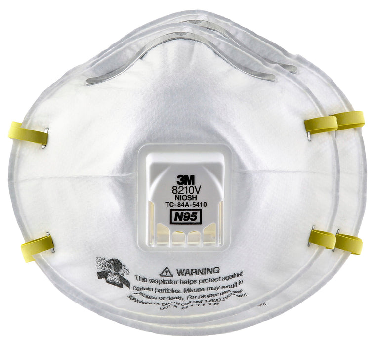 3M Particulate Respirator 8210V, N95 80 EA/Case