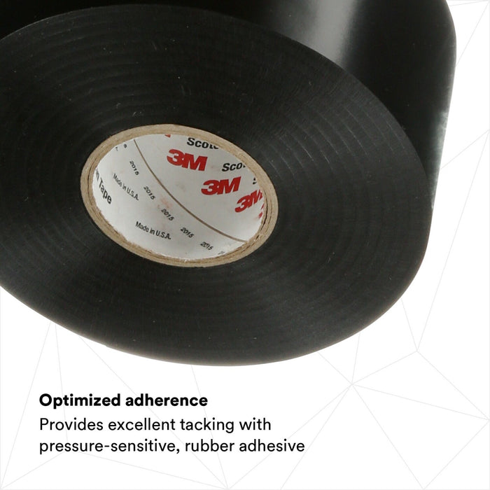 3M Scotchrap Vinyl Corrosion Protection Tape 50, 2 in x 100 ft,Unprinted, Black