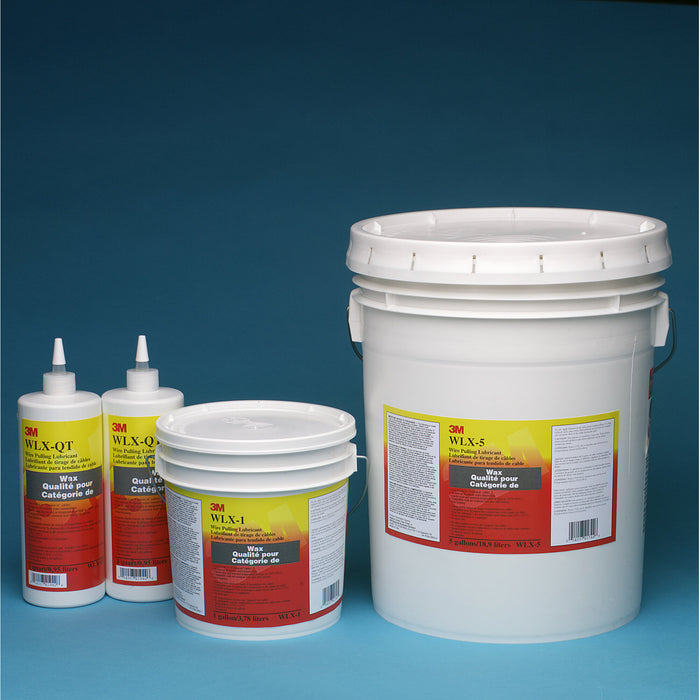 3M Wire Pulling Lubricant Wax `WLX-5, Five Gallons
