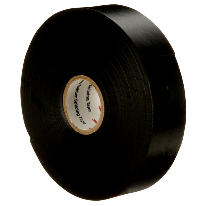 Scotch® Linerless Rubber Splicing Tape 130C, 1 in x 30 ft, Black, 1roll/carton