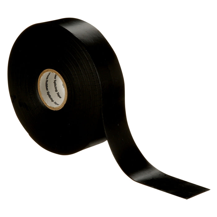 Scotch® Linerless Rubber Splicing Tape 130C, 1 in x 30 ft, Black, 1roll/carton