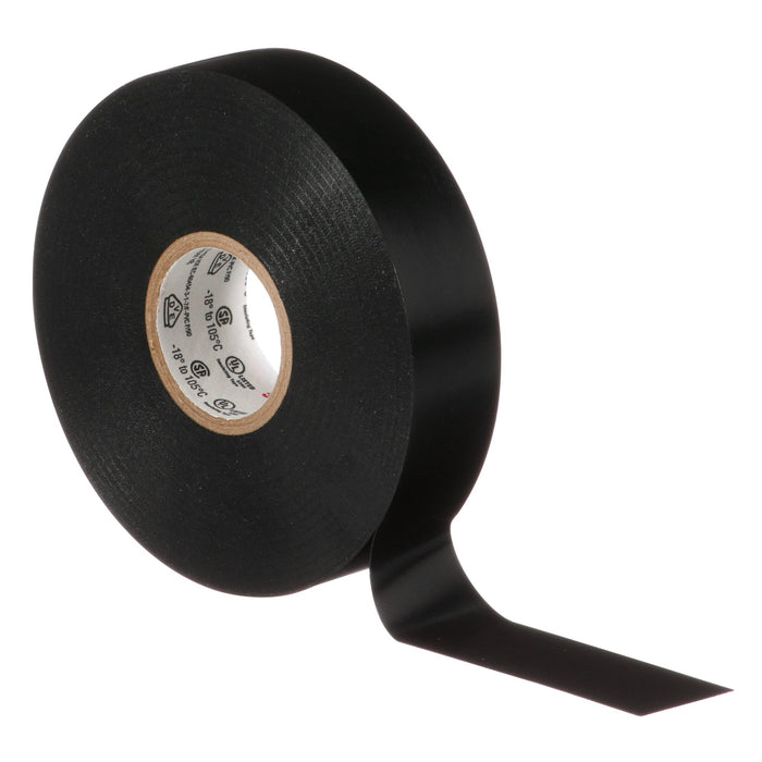 Scotch® Vinyl Electrical Tape Super 88, 3/4 in x 66 ft, Black, 10rolls/carton
