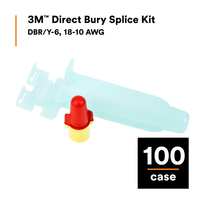 3M Direct Bury Splice Kit DBR/Y-6(BULK), 18-10 AWG