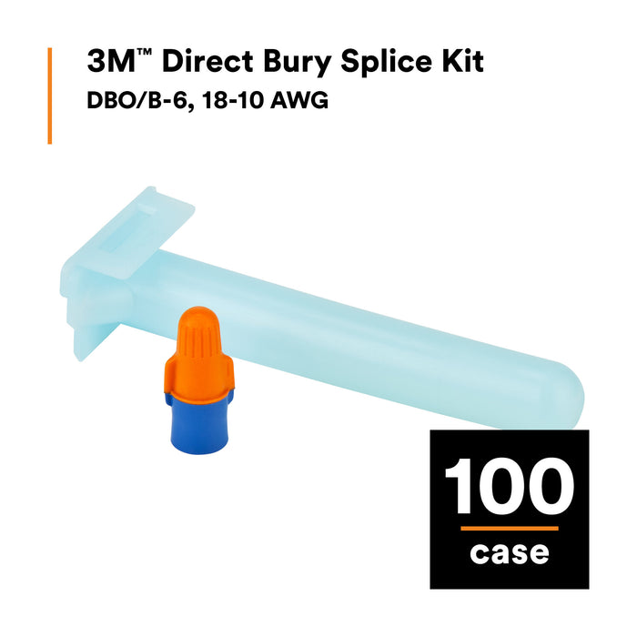 3M Direct Bury Splice Kit DBO/B-6 (Bulk), 18-10 AWG