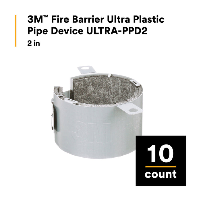 3M Fire Barrier Ultra Plastic Pipe Device ULTRA-PPD2, 2 in