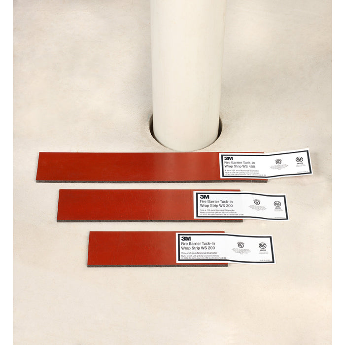 3M Fire Barrier Tuck-In Wrap Strip Roll WS, 2.5 in x 8.2 ft