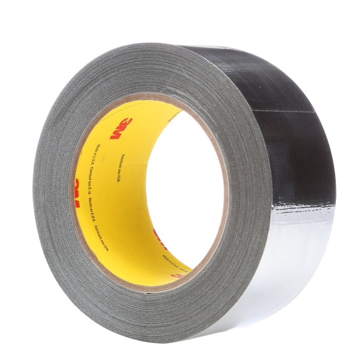 3M High Temperature Aluminum Foil/Glass Cloth Tape 363, Silver, 1.5 in x 36 yd