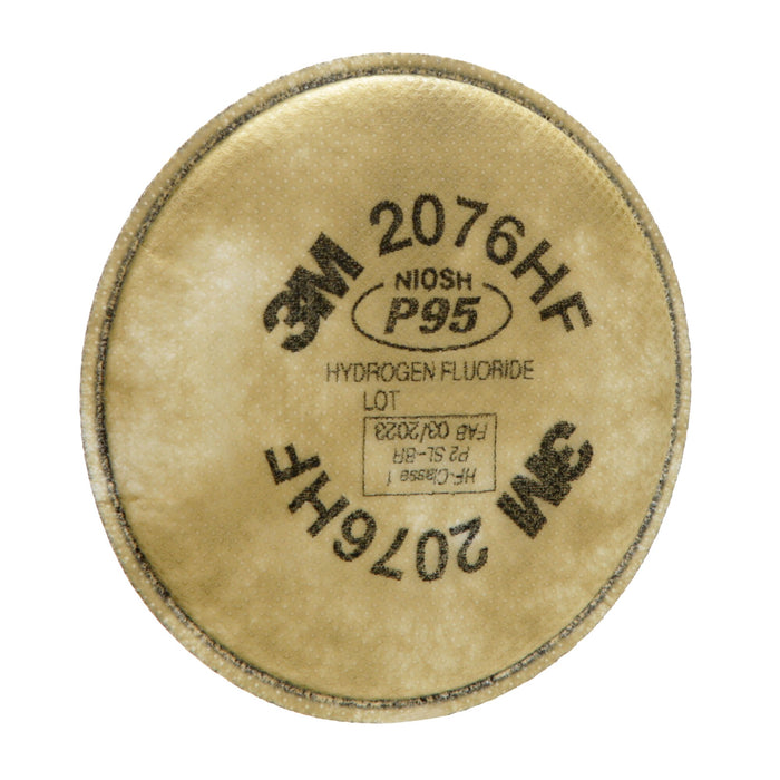 3M Particulate Cartridge 2076HF, Hydrogen Fluoride, P95