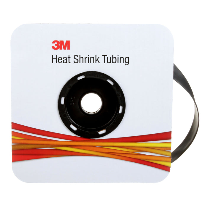 3M Heat Shrink Thin-Wall Tubing FP-301-1/2-Black-100`: 100 ft spoollength